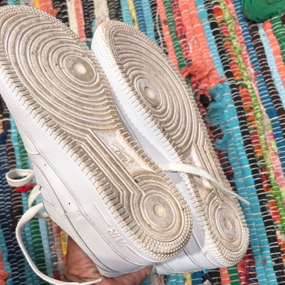 Nike White Lace-Up Sneakers - Picture 2 of 3